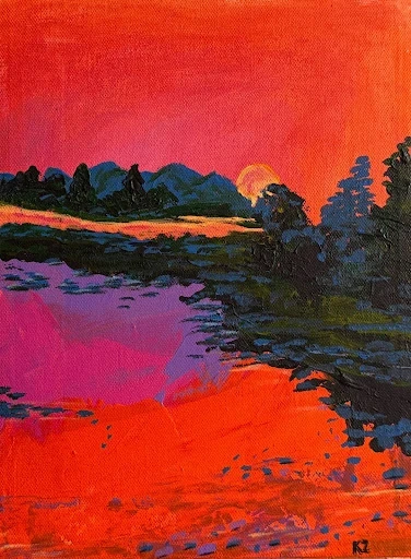 Anastasia Trusova — Oil on canvas