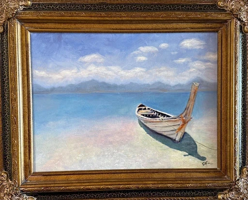 Fishing Boat — Oil on canvas