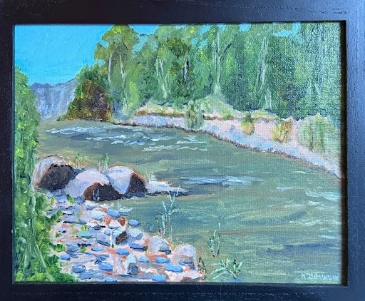 Gunnison River — Oil on canvas